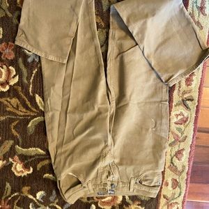 Holiday brand tan soft brushed cotton pants.